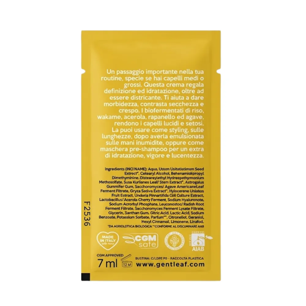 Muestra BioGentleaf Flax It Acondicionador Sin Aclarado Con Linaza 7ml - 1